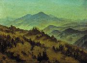 Caspar David Friedrich Landschaft mit dem Rosenberg in der bohmischen Schweiz oil painting artist